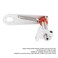 ViaGasaFamido Aluminum Alloy Encoder Bracket AntiSkid Adjustable Encoder Spring Bracket Holder Mounting Stand Bracket Accessories for 38mm OD 6mm Shaft Encoders