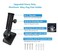 MTB Garden Aluminum Wall Mount Flag Pole Bracket Adjustable Flag Holder MultiPosition 1 inch Pack of 1Matte Black