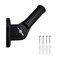 MTB Garden Aluminum Wall Mount Flag Pole Bracket Adjustable Flag Holder MultiPosition 1 inch Pack of 1Matte Black