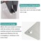 ANPTGHT 4Pcs Flat Mending Plates 4 x 2 Flat Straight Brace Bracket Heavy Duty 304 Stainless Steel Joining Plates for Shelves CabinetFurniture Corner Repair Fixing 100X50X2MM Black with Screws
