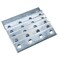 ASTAMOTOR 4 Hole Flat Plate Rectangular Connector Fitting Bracket Braces Fit for 12 Bolt in 158 Strut Channel 6 Pack