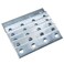 ASTAMOTOR 4 Hole Flat Plate Rectangular Connector Fitting Bracket Braces Fit for 12 Bolt in 158 Strut Channel 6 Pack