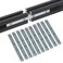 Befenybay 10PCS Straight Line Inside Connector Joint Bracket Length 39 Inch with M5 Screws for 6mm T Slot Aluminum Extrusion Profile 2020 Series