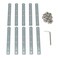 Befenybay 10PCS Straight Line Inside Connector Joint Bracket Length 39 Inch with M5 Screws for 6mm T Slot Aluminum Extrusion Profile 2020 Series