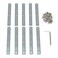 Befenybay 10PCS Straight Line Inside Connector Joint Bracket Length 39 Inch with M5 Screws for 6mm T Slot Aluminum Extrusion Profile 2020 Series
