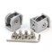 Befenybay 2PCS Extruded Aluminum Profile Pivot Universal Angle Joint for 6mm Slot Aluminum Extrusion Profile 2020 Series Universal Angle Joint