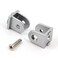 Befenybay 2PCS Extruded Aluminum Profile Pivot Universal Angle Joint for 6mm Slot Aluminum Extrusion Profile 2020 Series Universal Angle Joint
