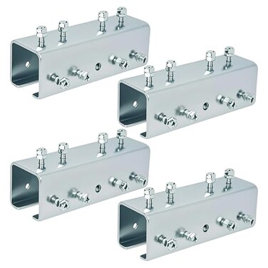 BIAXJUNY Strut Channel Connector Extend Bracket31mm Thickness U Shaped Splice Connector Joiner Extend Mounting Bracket Connection for 158 Wide 158 Height Strut Channel 4 PCS