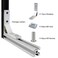 BLCCLOY 10 Set 78x78mm 2020 Aluminum Extrusion T Slot Corner Bracket 20 Series Extruded Hardware 90 Degree Right Angle Connector with M5 Bolts Nuts for 2020 80 20 2040 T V Slot Aluminum Profile
