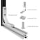 BLCCLOY 10 Set 78x78mm 2020 Aluminum Extrusion T Slot Corner Bracket 20 Series Extruded Hardware 90 Degree Right Angle Connector with M5 Bolts Nuts for 2020 80 20 2040 T V Slot Aluminum Profile