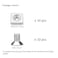 BLCCLOY 10Pcs 2020 Aluminum Extrusion T Slot End Cap Bracket 20 Series Extruded Hardware Cover with Screws for 2020 2040 T V Slot Silver Aluminum Profile Frame Fitting