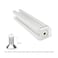 BLCCLOY 10Pcs 2020 Aluminum Extrusion T Slot End Cap Bracket 20 Series Extruded Hardware Cover with Screws for 2020 2040 T V Slot Silver Aluminum Profile Frame Fitting