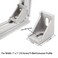 BLCCLOY 20Sets 10 Extrusion Brackets 1 x 1 1010 Series Aluminum Extrusion Profiles Connector Set 20pcs 10 Extruded Aluminum Corner with T Slide Nuts Bolts for 10 Series Extrusion Profiles Rail