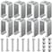 DIYIIRON Channel Trolley Track Hanger Bracket Compatible for UNISTRUT Strut ChannelHeavyDuty 158 Intermediate Support Hanger for All 158 Channel Trolley Track with Bolts and Nuts 8 Pack