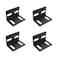 Dahszhi 4Pcs Angle Bracket 90 Degree L Shape T Shape Right Angle Corner Connector 4 Holes with Adjustable Spacing 287x193x193