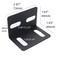 Dahszhi 4Pcs Angle Bracket 90 Degree L Shape T Shape Right Angle Corner Connector 4 Holes with Adjustable Spacing 287x193x193