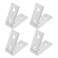 EATAKWARD 4 PCS Inside Angle Bracket for 12 Bolt in 36 Strut Channel Corner Brace Framing Connector Thickness 475mm 4 Holes 60 Degree
