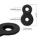 SeptCity Figure 8 Fastener Heavy Duty Table Top Fasteners Desktop Clips Tabletop Connector Bracket Black 20 20
