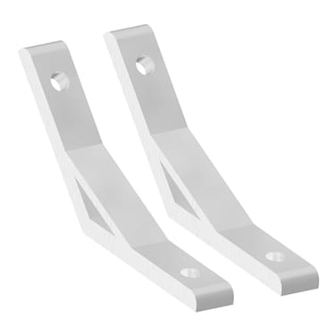 FOCMKEAS 2PCS 135 Degree Angle 2020 Aluminum Corner Brackets Profile Corner Joint Connectors Angle Braces Sliver Tone