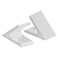 FOCMKEAS 45 Degree Angle 4040 Aluminum Corner Brackets Profile Corner Joint Connectors Angle Braces Sliver Tone