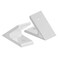 FOCMKEAS 45 Degree Angle 4040 Aluminum Corner Brackets Profile Corner Joint Connectors Angle Braces Sliver Tone