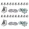 FORRCKY 20 Sets 10 Series Aluminum Extrusion Profiles Corner Bracket 1010 90 Deg Right Angle Brackets Connectors wtih Nut Bolts for 1 x 1 1 Inch Series Extruded Aluminum Joint L Connect