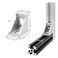 FORRCKY 20Sets 2020 Series Aluminum Extrusion Profile L Connector Bracket 20 Right Angle Joint Conner with Esquina 20 Extruded Aluminium Perfiles T Slot with 40Pcs Hardware M6 Nut Bolts