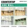 Hardow Free Hanging Side Wall Floating Shelf Bracket 3 Pack 16 Inch Heavy Duty Countertop Support Bracket for Breakfast Bars Cabinet Granite Countertops with No Knee Wall or Pony Wall