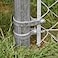Ozark Fence Galvanized Steel Chain Link Tension Band Durable Steel Chain Link Fence Hardware RustResistant Easy Install Includes Required Bolt 10 178