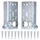 Bamboo's Grocery Garage Door Bottom Lifting Bracket with 12 Pcs M6 Mounting Bolts for 716Inch Stem Residential Bottom Roller Brackets 1 Pair