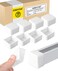 GZBEVITAR Strut Channel Caps 18mm Thickened White Plastic Square End Cap Cover for 158 Strut Channel End 10 Pack