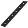 heneng 6 Pcs Black Flat Mending Plates14 L x 112 WSlotted Holes for 38 Bolts