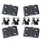 KOOTANS 4 Sets Alloy Hinges for 2020 Series 6mm TSlot Aluminum Extrusion Profile 3D Printer Frame