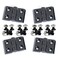 KOOTANS 4 Sets Alloy Hinges for 2020 Series 6mm TSlot Aluminum Extrusion Profile 3D Printer Frame