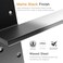 LEOPO 22 Lx25 W 2 Pack Free Hanging T Shelf Bracket 38 Thick Countertop Support Brackets Heavy Duty Knee Wall Hidden Floating Countertop Bracket for Cabinets washbasin Bench Seats Vanities