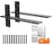 LEOPO 22 Lx25 W 2 Pack Free Hanging T Shelf Bracket 38 Thick Countertop Support Brackets Heavy Duty Knee Wall Hidden Floating Countertop Bracket for Cabinets washbasin Bench Seats Vanities
