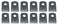 METAL MAGERY Metal Magery Weld On Steel Flat Tab Brackets 1 X 112 X 18 Weld Tab Pack of 12