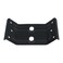 Mewutal 4pcs Table Leg Corner Brackets Metal Surface Mount Corner Braces Black Furniture Support for Table Aprons Desk Leg Shelf Frame