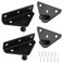 Ojtrtdr 4PCS 10mm Ball Stud Brackets Premium Gas Strut Mounting Bracket Ball Stud Mounting Brackets for Lift Supports Shocks Spring Prop Gas Strut Mount Lifting Bracket
