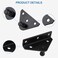 Ojtrtdr 4PCS 10mm Ball Stud Brackets Premium Gas Strut Mounting Bracket Ball Stud Mounting Brackets for Lift Supports Shocks Spring Prop Gas Strut Mount Lifting Bracket