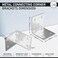 OMIdeas OMIDEAS 15 Pack Corner Brackets 157 x 157 x 157 Reinforced Angle Metal Braces for Wood Timber Galvanized Steel LShape Connecting Joining Repair Connectors