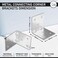 OMIdeas OMIDEAS 15 Pack Corner Brackets 157 x 157 x 157 Reinforced Angle Metal Braces for Wood Timber Galvanized Steel LShape Connecting Joining Repair Connectors