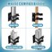 Penwlled Post Tubes Mounting Bracket 1Pack Adjustable Solar Mounting Bracket Fence Hook Compatible with Round Square TPosts Irregularly Shaped Pipes Max 134 Width