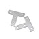 PZRT Aluminum Profile Connector Bracket Set2Pcs T Shape Connector 8Pcs M5 TSlot Nuts 8Pcs M5x8mm Hex Socket Cap Screw Boltfor 6mm Slot 2020 Series Aluminum Profile