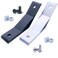 QIJINTRID 4Sets 1010 Aluminum Extrusion 135 Degree Bracket4pcs 135 Degree Corner Bracketswith 8pcs Sliding T Nuts and Screws for 10 Series Extruded Aluminum Rail AccessoriesSilver