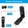 Rierdge 20pcs 2020 Series T Slot LShape Interior Inside Corner Connector Joint Bracket with M5 Screws and Wrench for 6mm T Slot Aluminum Extrusion Profile Black