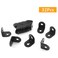 Rierdge 32 Pcs Black Corner Brace L Bracket 20mm Stainless Steel Right Angle Brackets Metal Joint Right Angle Bracket for Wood Furniture Shelves with Screws 34 Inch Black