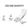 Rrina 8Pcs 135 Degree Angle Aluminum Profile Corner Bracket Joint Braces Connectors with Screws TNuts 4040 Series