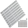 Rrina 8Pcs 2020 Series Aluminum Profile Straight Line Connector for T Slot 6mm Joint Bracket Extrusion Connect Parts Length 4 Inch