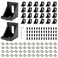 SeekLiny 26pcs 3030 Aluminum Extrusion Corner Angel Bracket Connector 3030 Hardware TSlotted Accessories VSlot with T Nuts and Screws for 3030 Aluminum Profile 3D Printer Frame Parts Silver